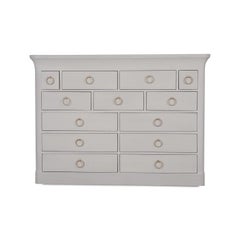 Large Linen Wrapped Dresser