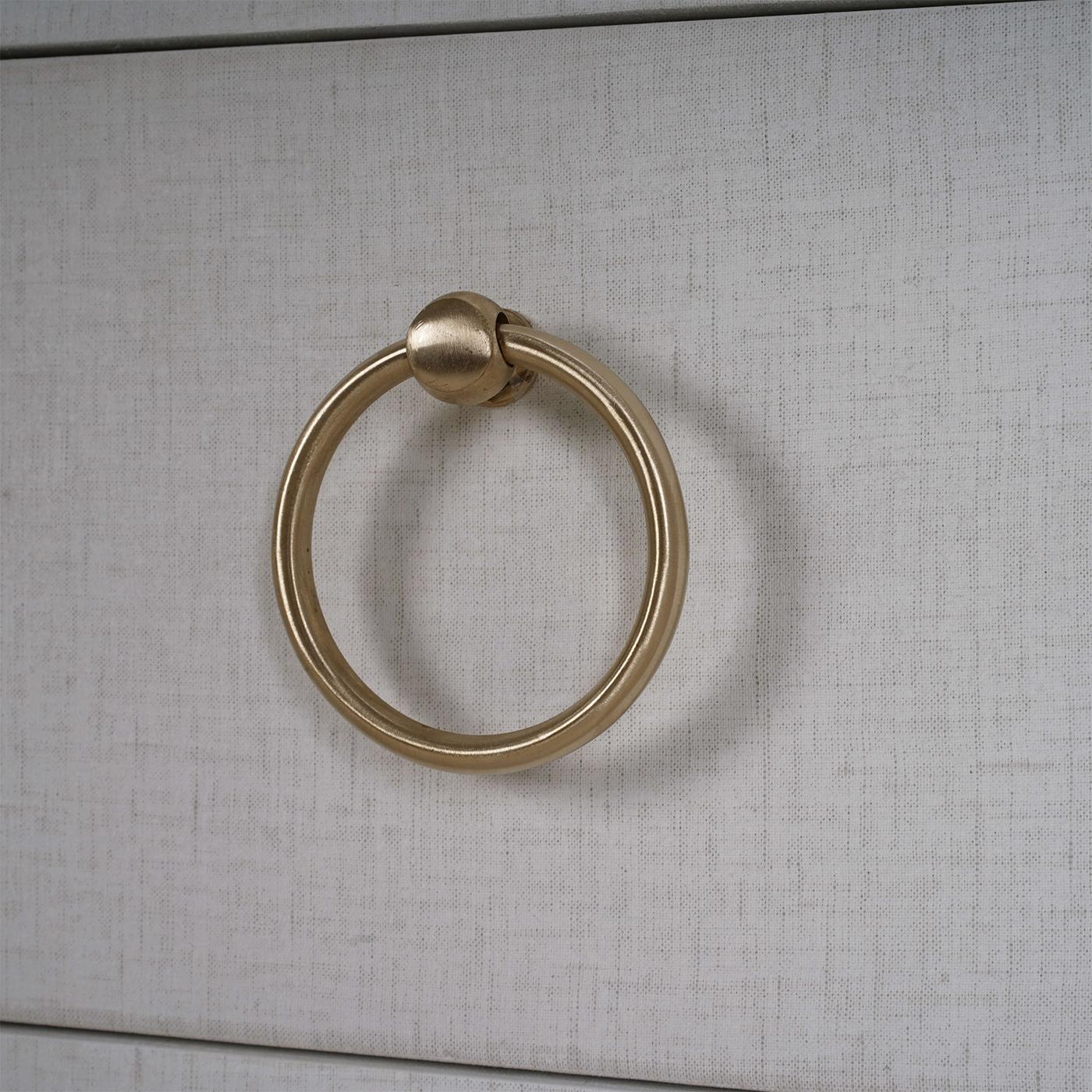 XXIe siècle et contemporain Grande commode enveloppée de lin en vente