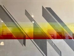 Large Lithograph by Robin Vaccarino 1970s Signed and Numbered Listed Artist