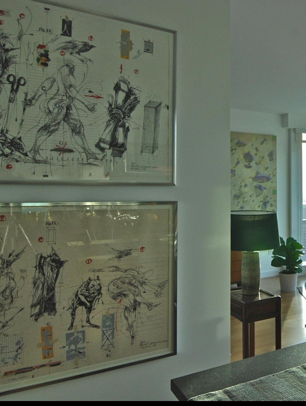 Grande lithographie de Vladimir Velickovic « France » Bon état - En vente à Long Island City, NY