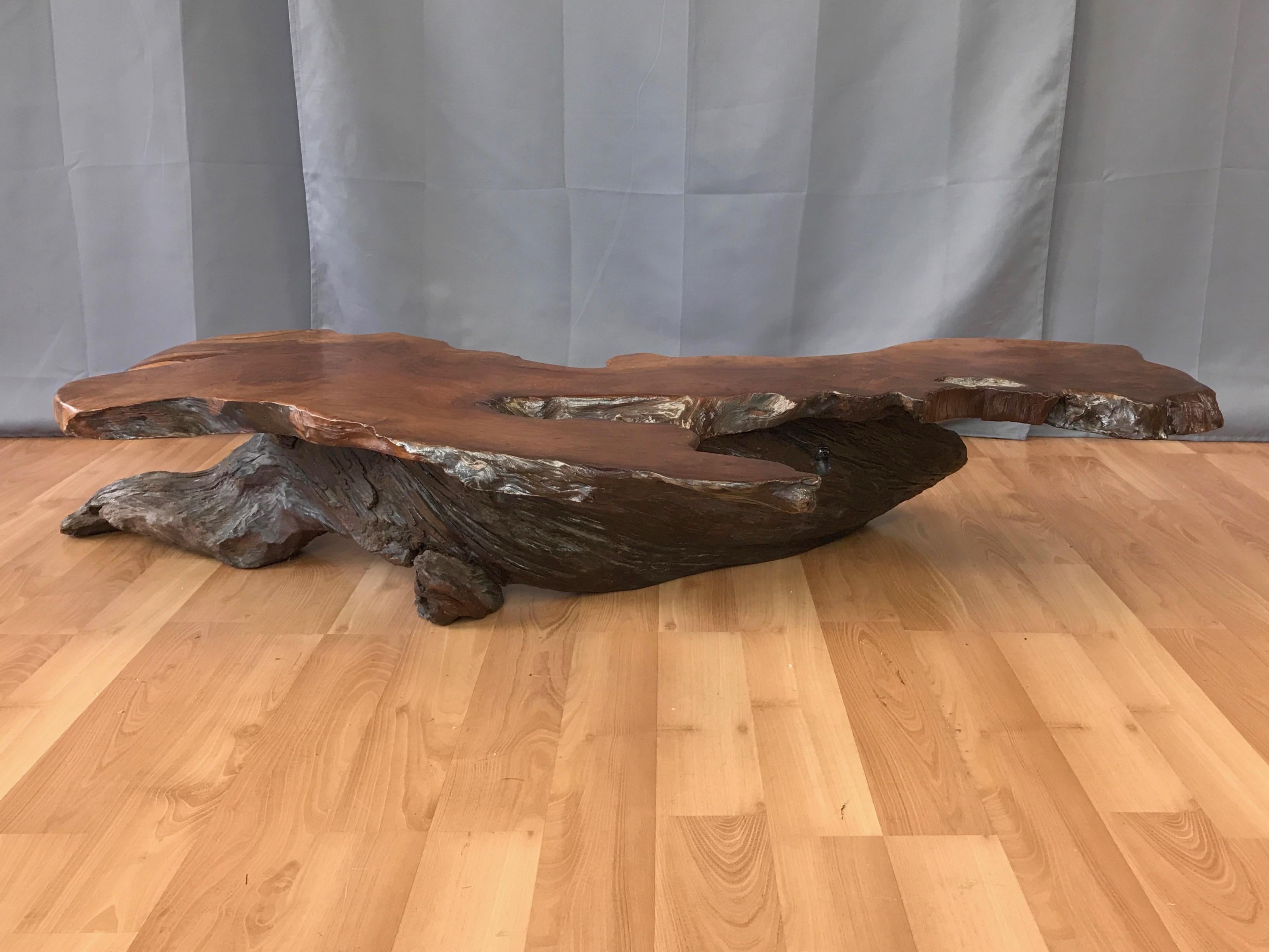 california redwood table