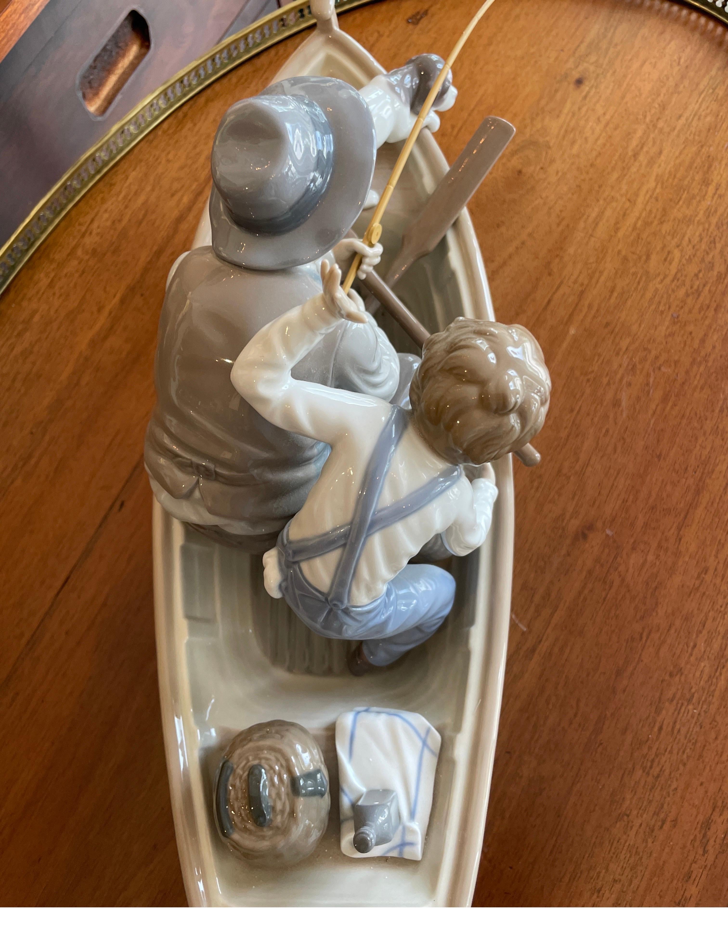 lladro fisherman figurine