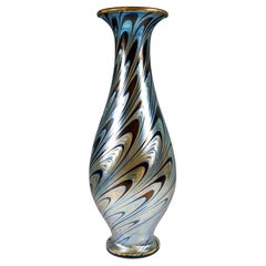 Large Loetz Art Nouveau Vase, Ruby Phenomenon Gre 7624, Austria-Hungary, Ca 1898