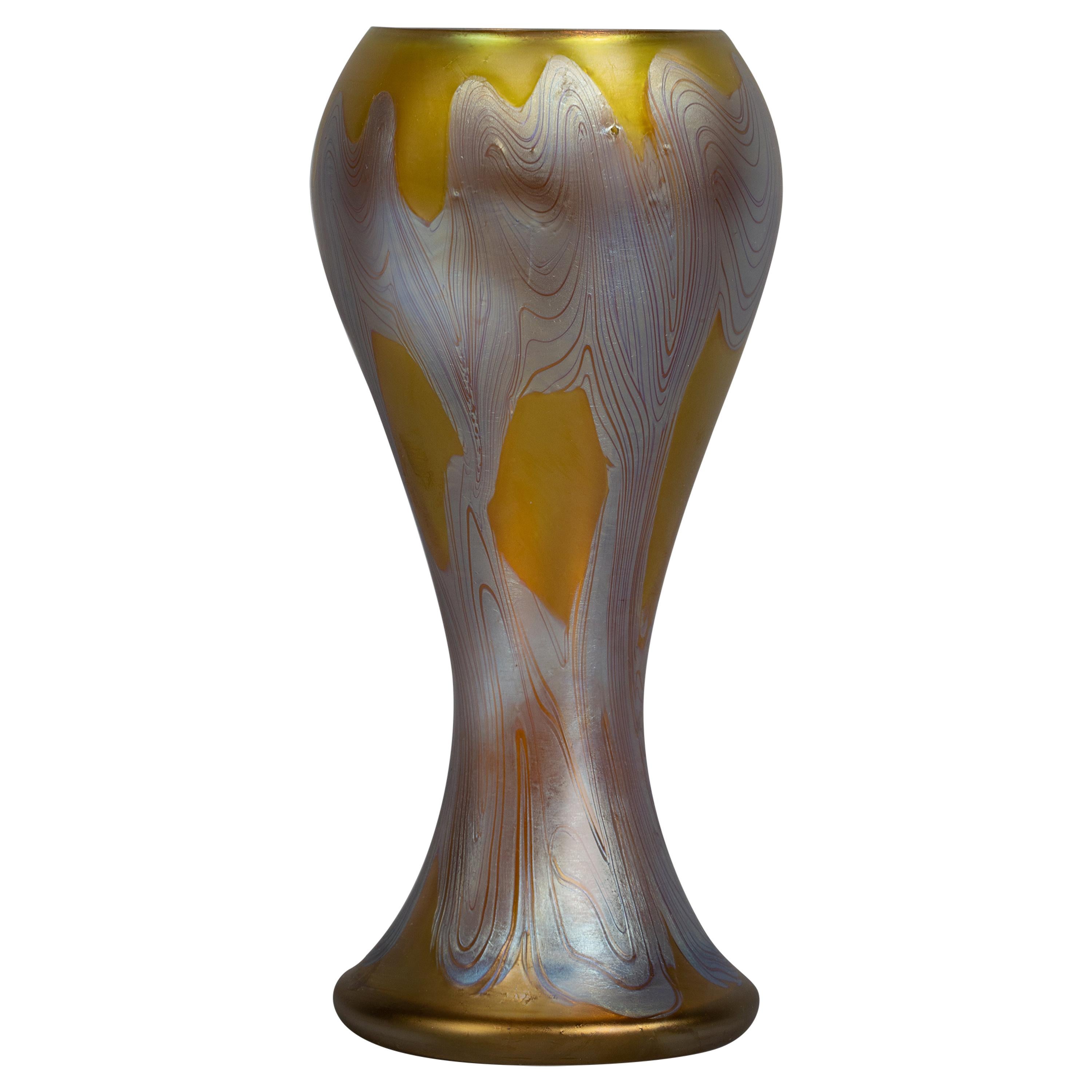Large Loetz Glass Vase, circa 1900 For Sale