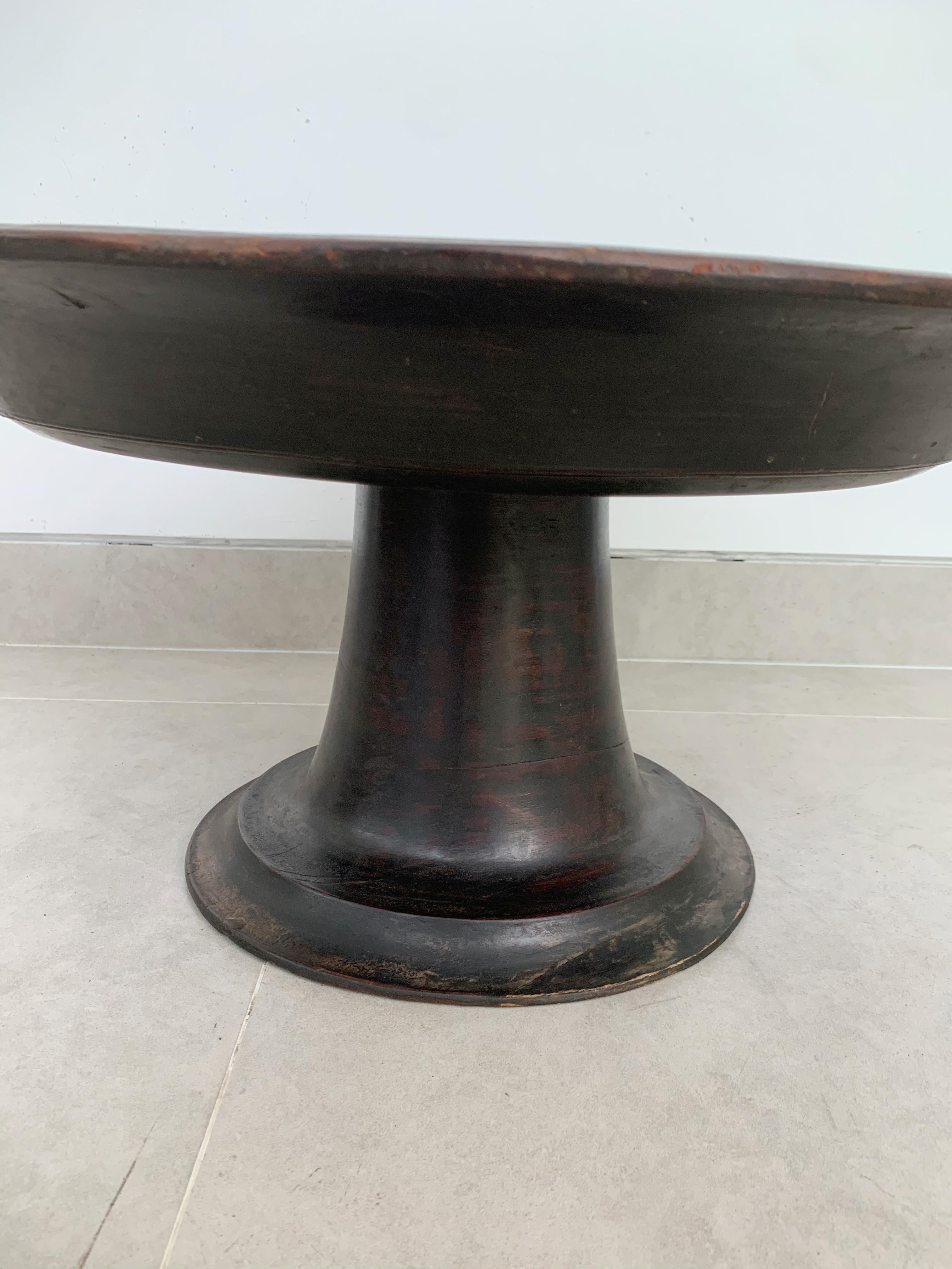 Balinese Lombok Tribal Tray / Bowl 'Dulang' / Small Table For Sale