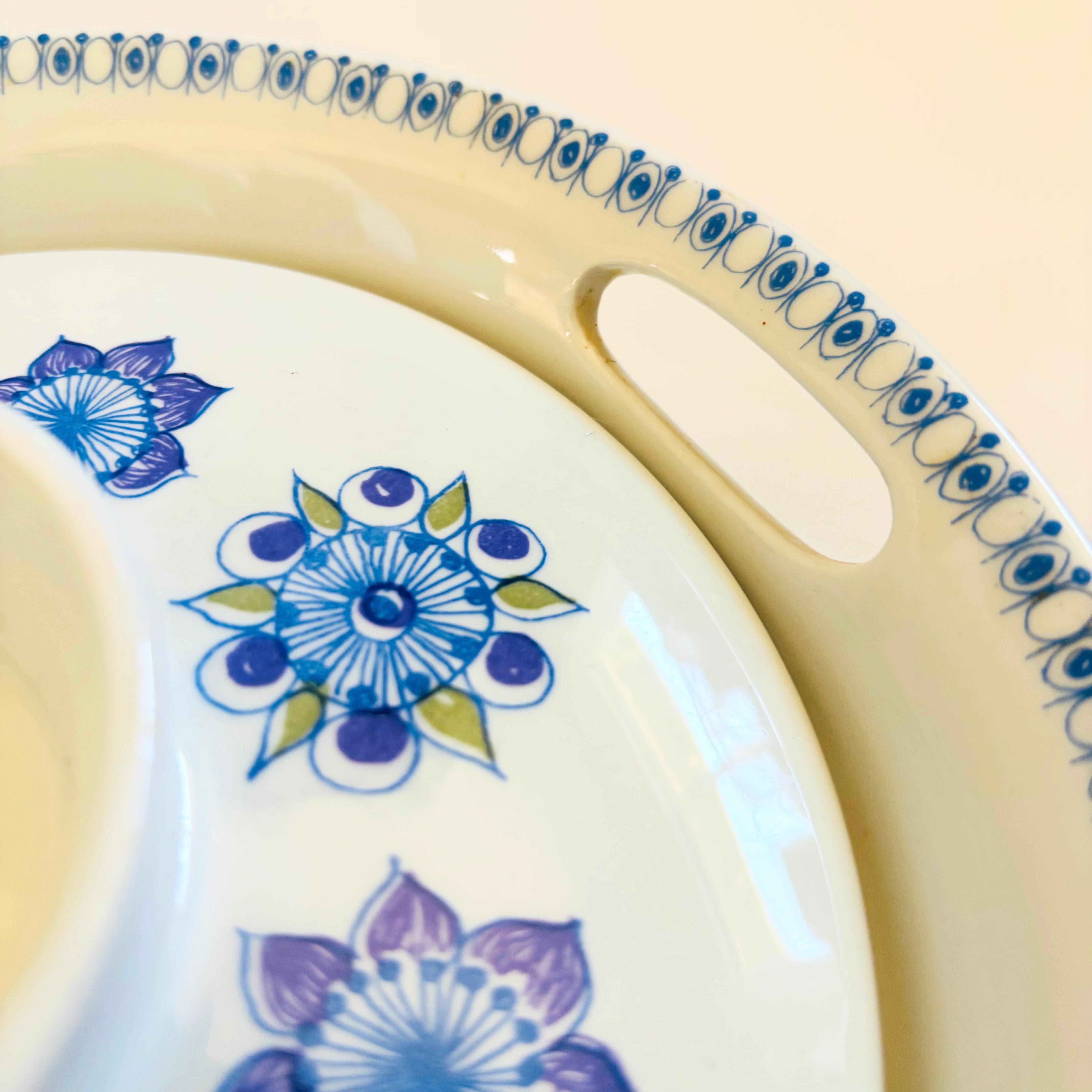 20th Century Large Lotte by Figgjo Norway Lidded Serving Bowl For Sale