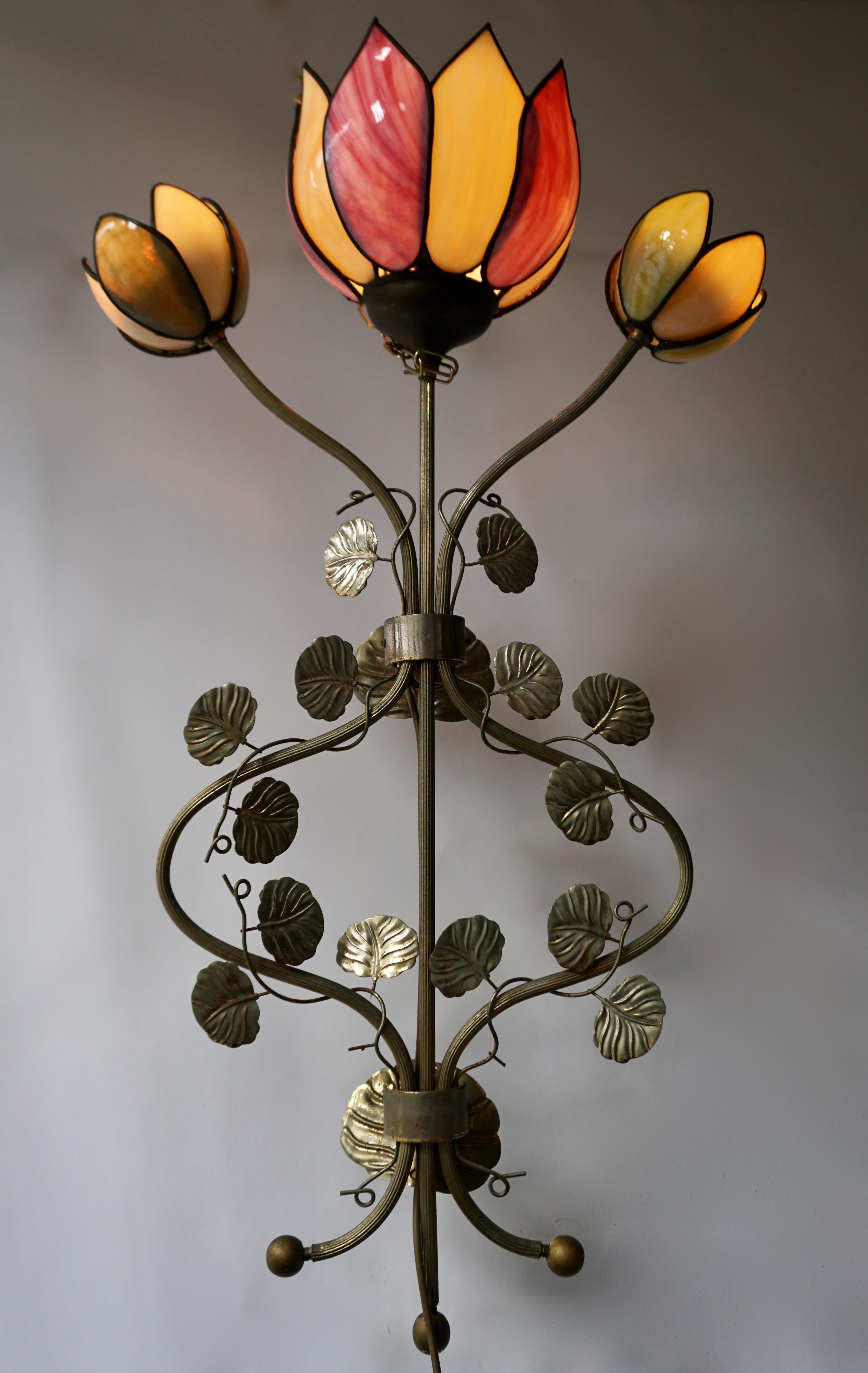 flower wall lamp