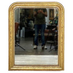 Grande specchio dorato Louis Philippe (H. 42 3/4 x L. 34 1/4)