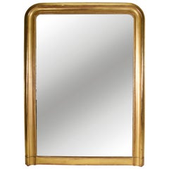 19th Century Louis Philippe Gold Gilt Mirror 19th Century Louis Philippe Gold Gilt Mirror