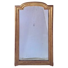 Large Louis Philippe Gilt Mirror 19th Century 53" X 31"
