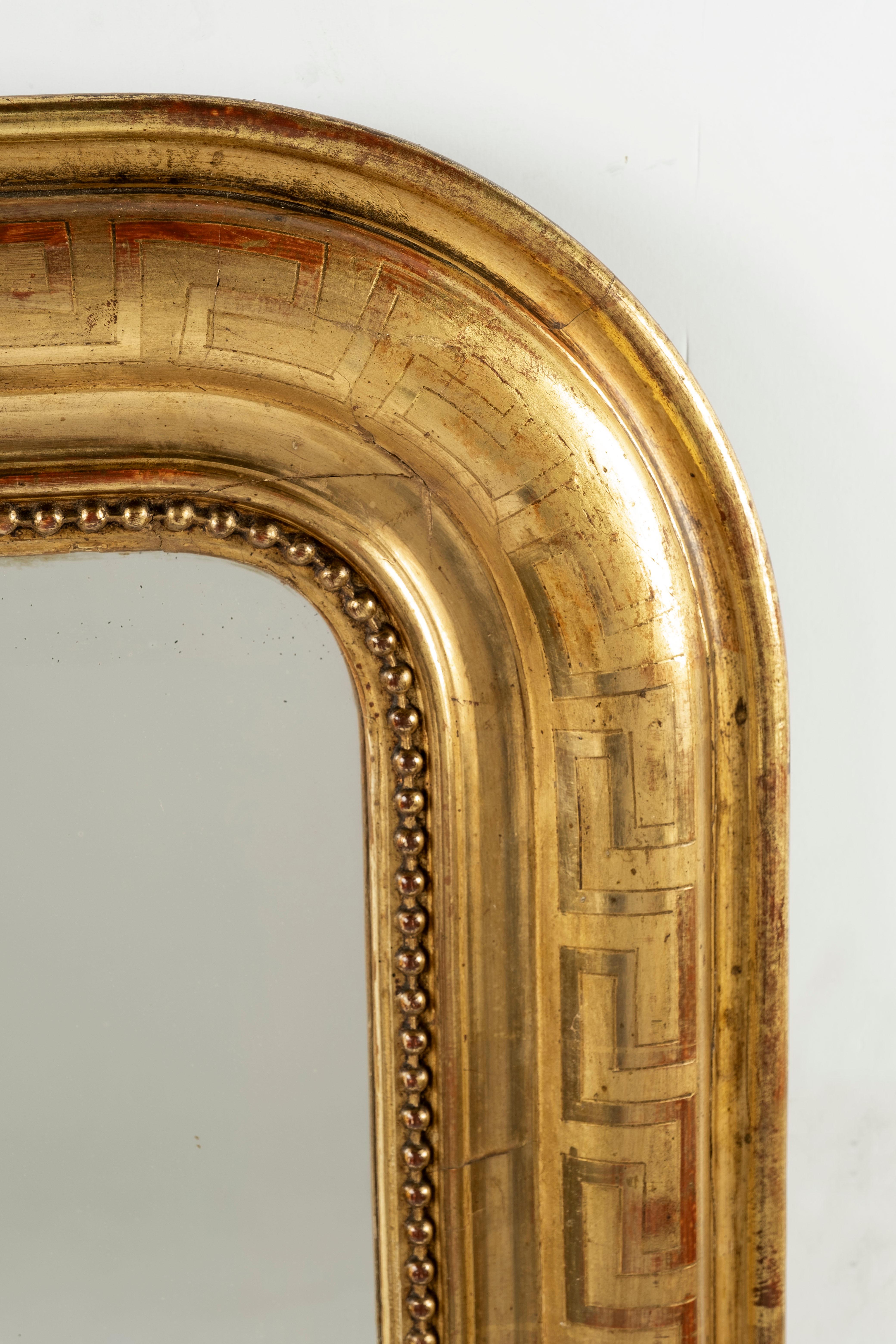 French Large Louis Philippe Mirror