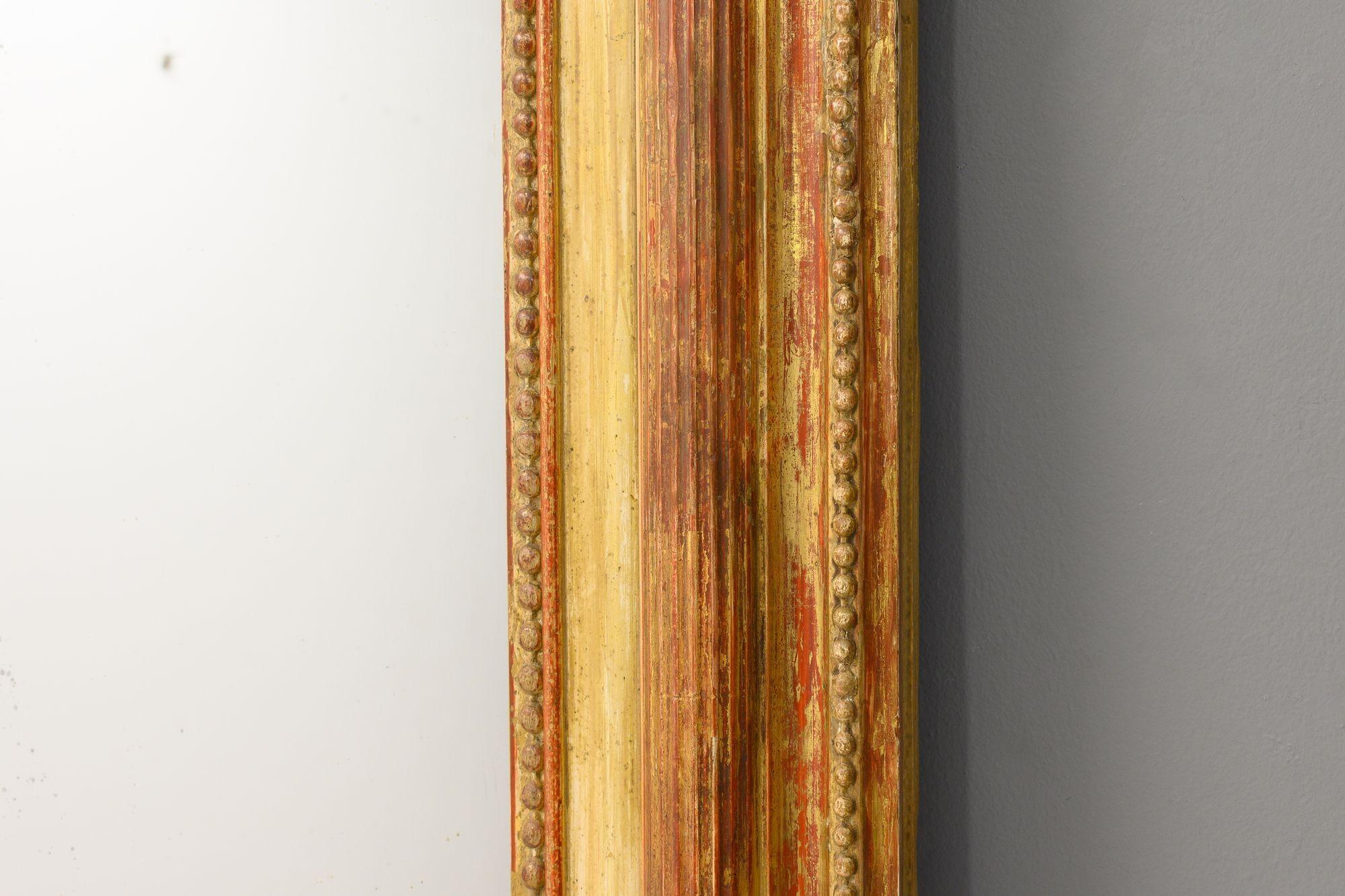French Large Louis Phillipe Mirror For Sale