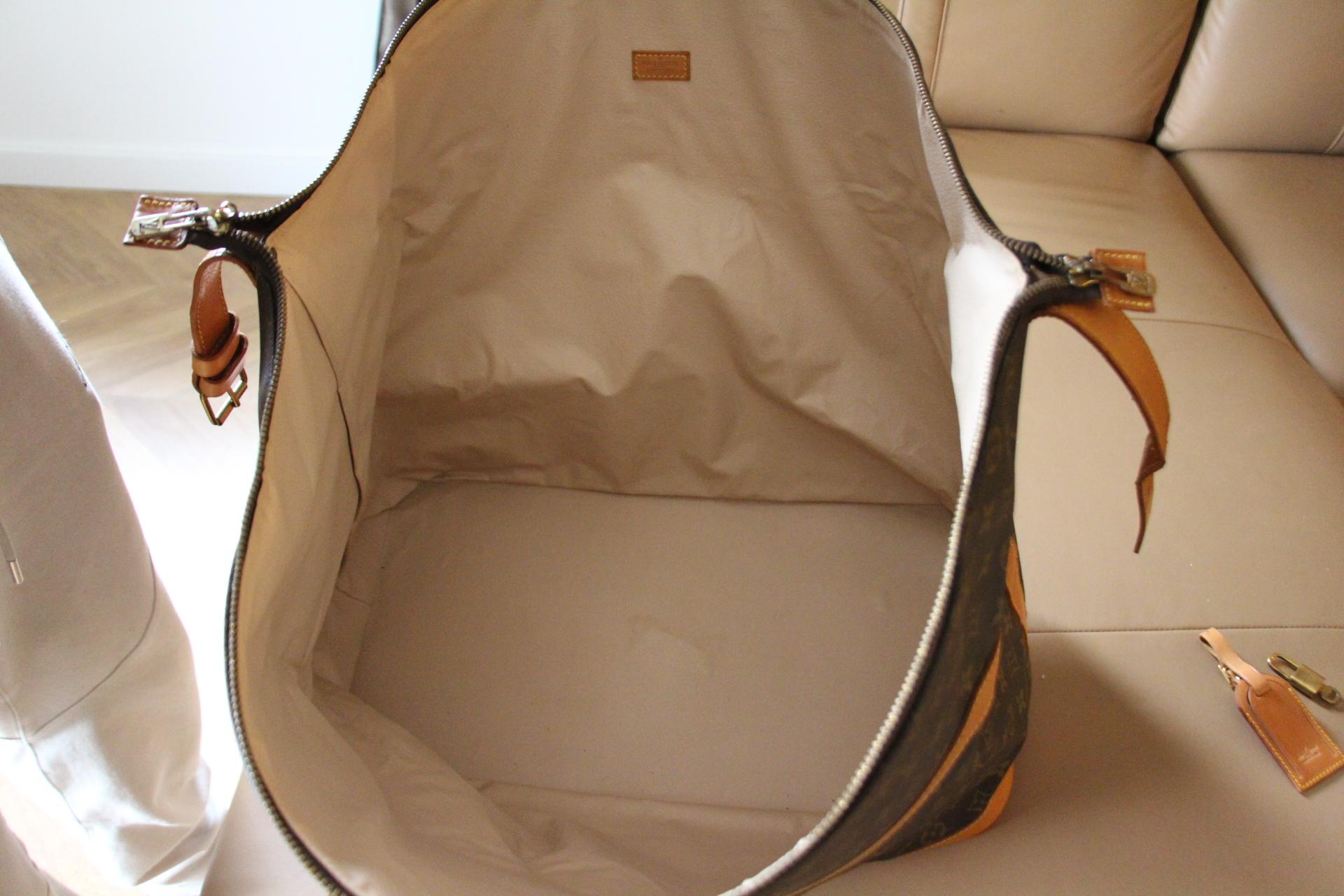 Grand sac Louis Vuitton 50, Grand sac Louis Vuitton Duffle Bag, Louis Vuitton Travel en vente 10