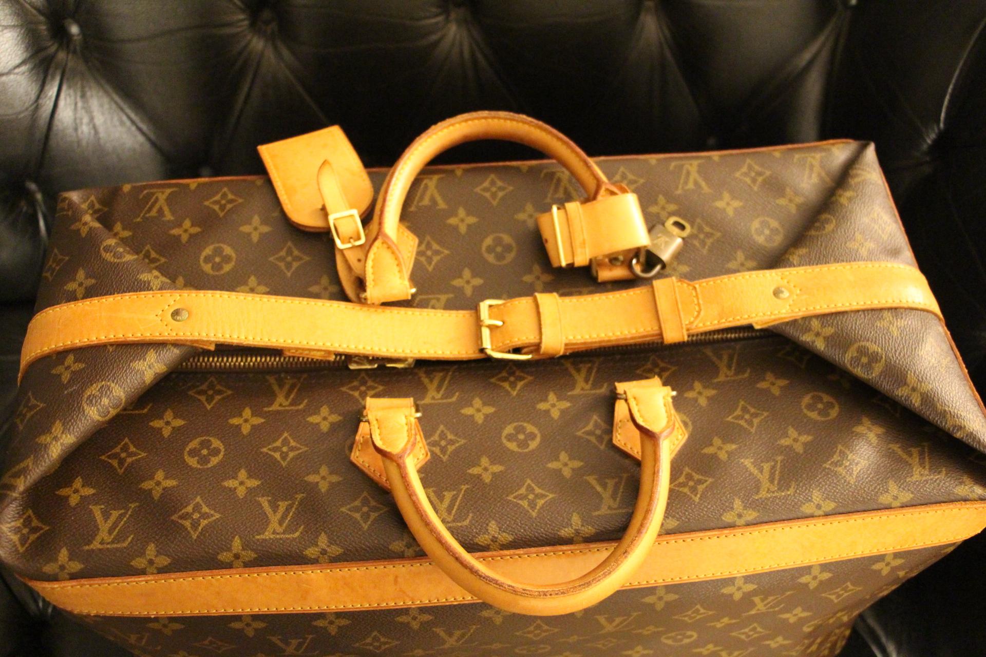 Women's or Men's Large Louis Vuitton Bag 50, Large Louis Vuitton Duffle Bag, Louis Vuitton Travel