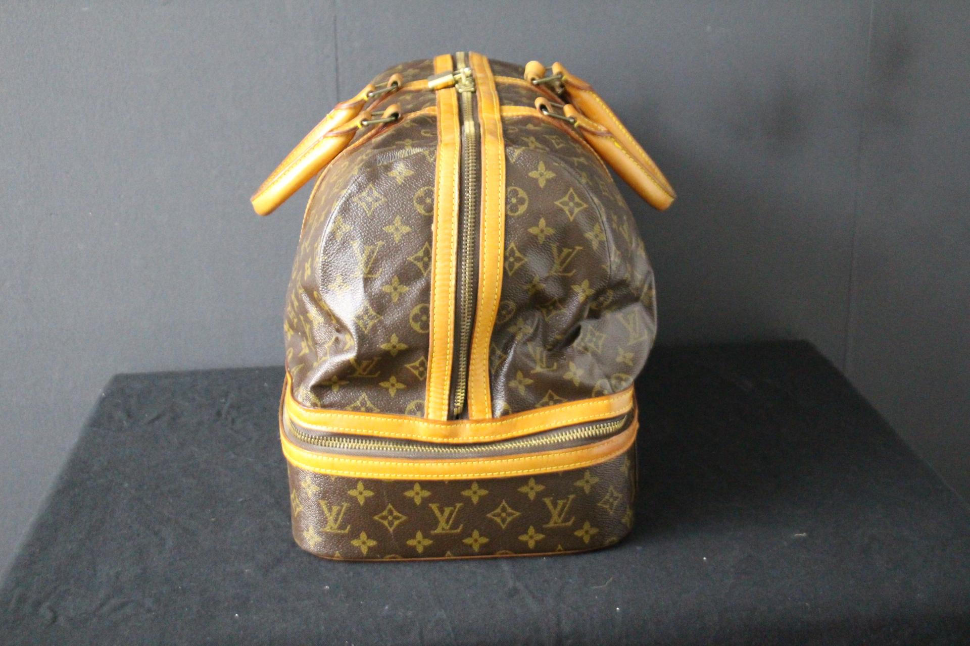 Große Louis Vuitton-Tasche, große Louis Vuitton-Duffle Bag, Boston-Tasche im Zustand „Gut“ im Angebot in Saint-ouen, FR