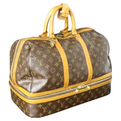 Retro Large Louis Vuitton Bag, Large Louis Vuitton Duffle Bag, Vuitton Boston Bag
