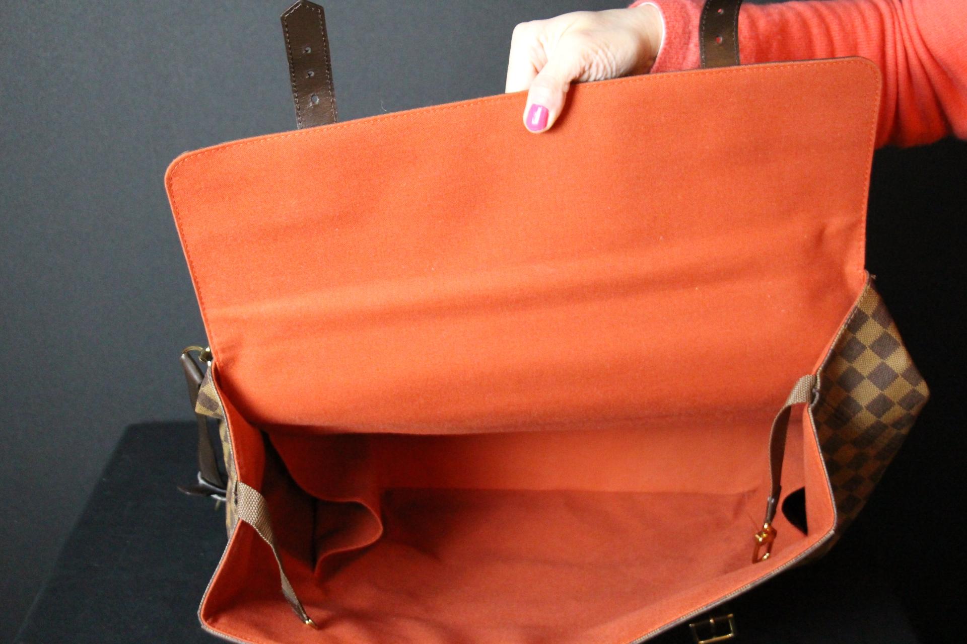 Large Louis Vuitton Bag, Louis Vuitton Ebene Damier Bag, Vuitton Travel Bag 8