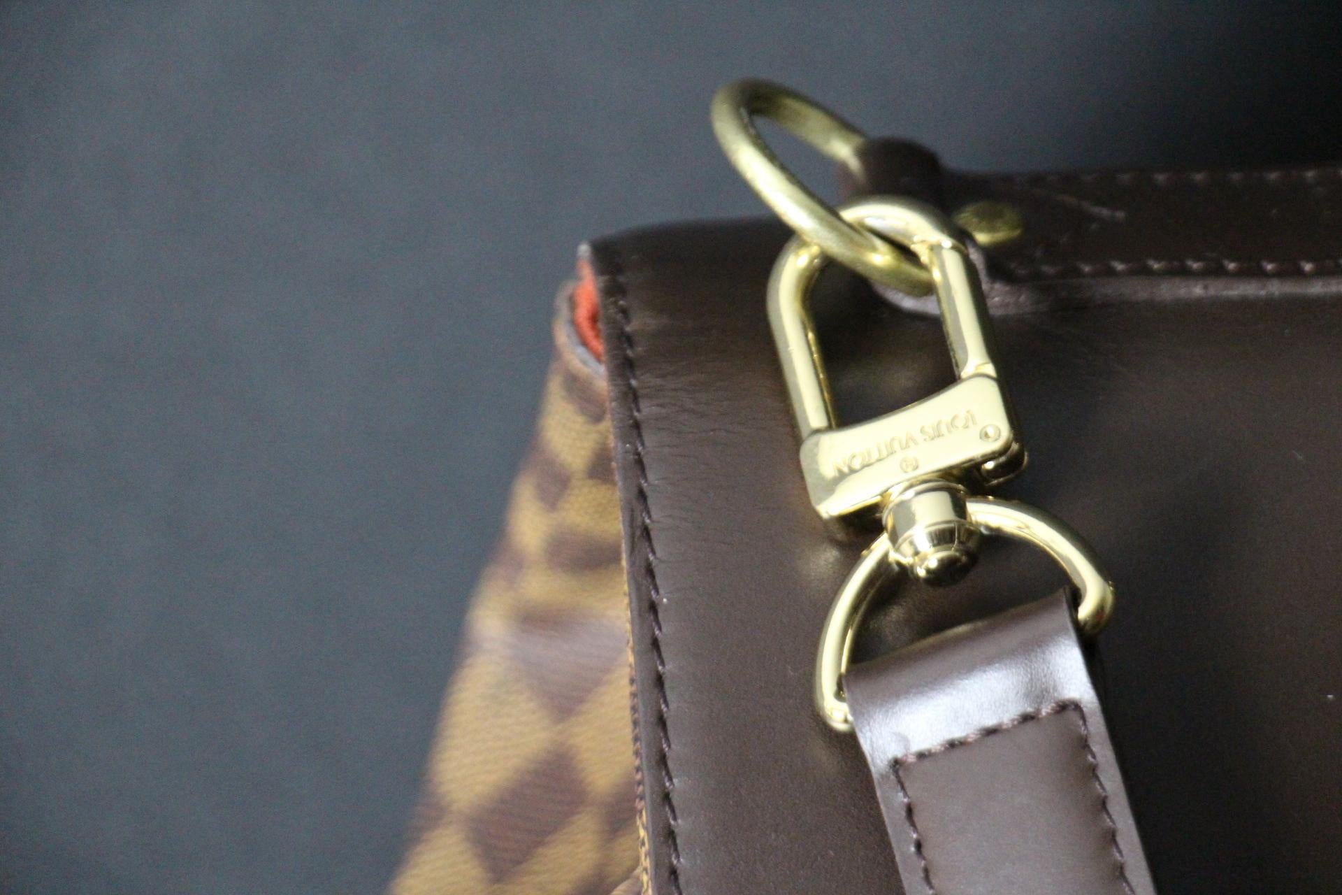 Large Louis Vuitton Bag, Louis Vuitton Ebene Damier Bag, Vuitton Travel Bag For Sale 1