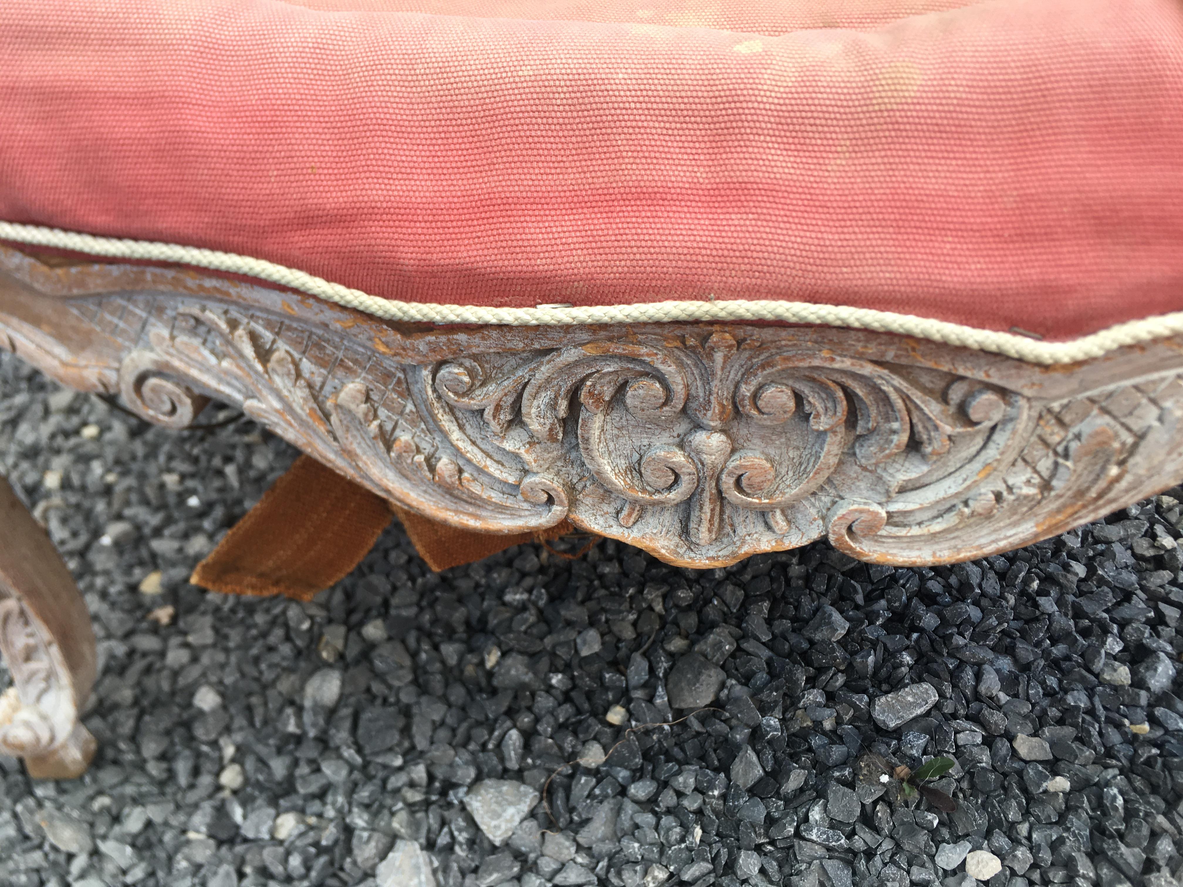 Large Louis XIV, Regency, Style Armchair, 19th Century, to be Restored For Sale 1