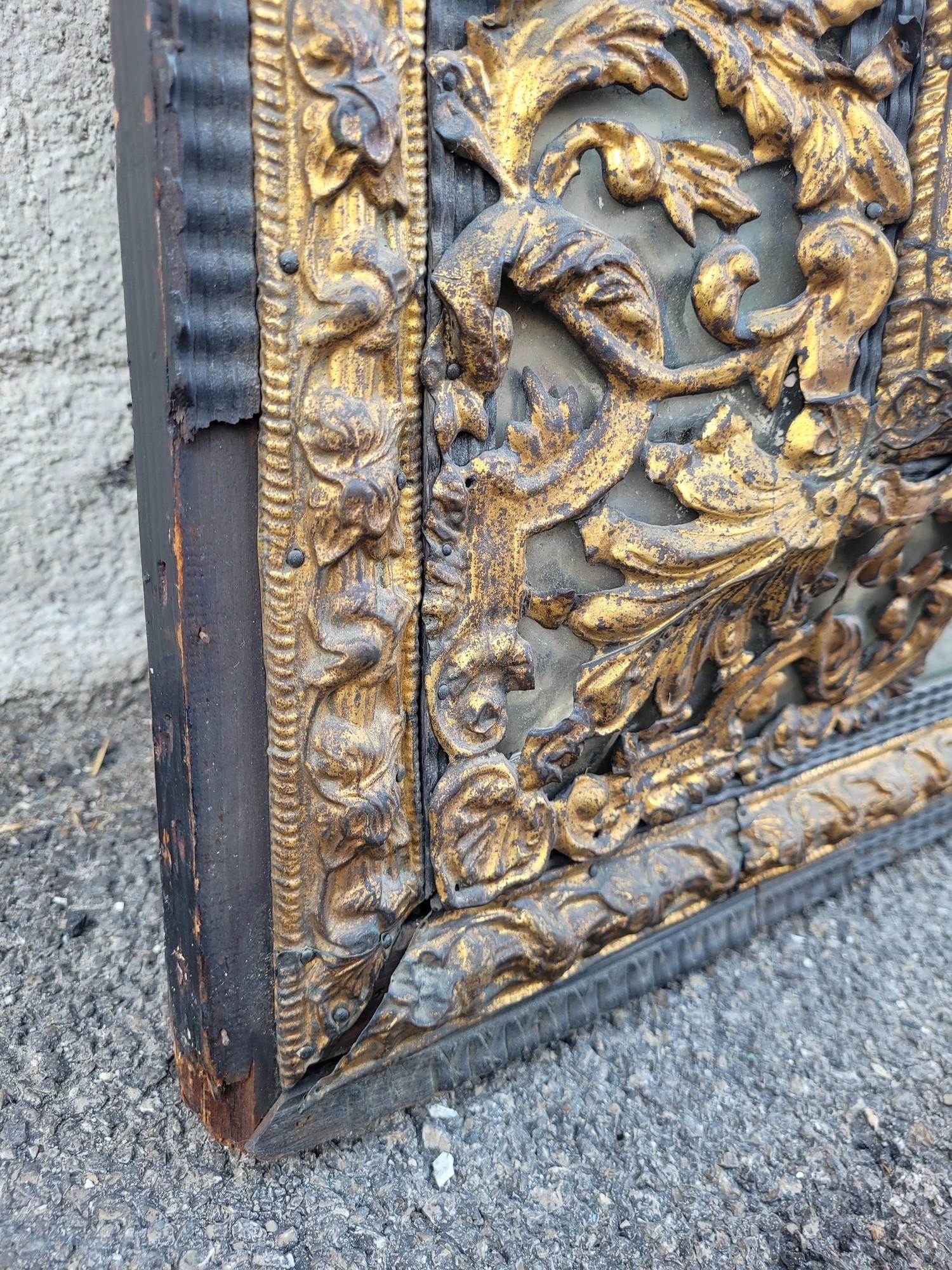 Grande specchio in stile Luigi XIV con perle di vetro, 136 X 86 cm, XIX secolo in vendita 7