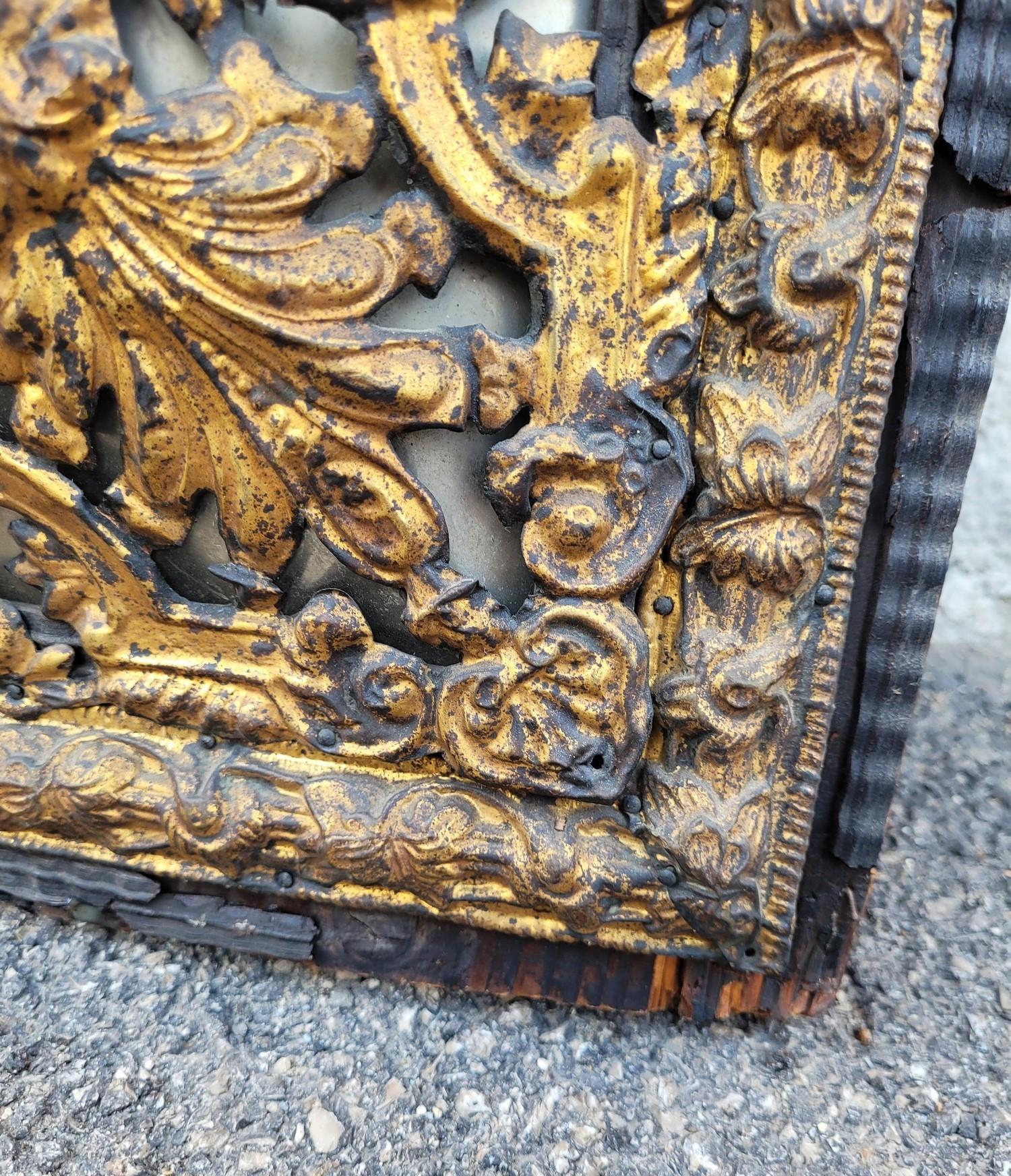 Grande specchio in stile Luigi XIV con perle di vetro, 136 X 86 cm, XIX secolo in vendita 3