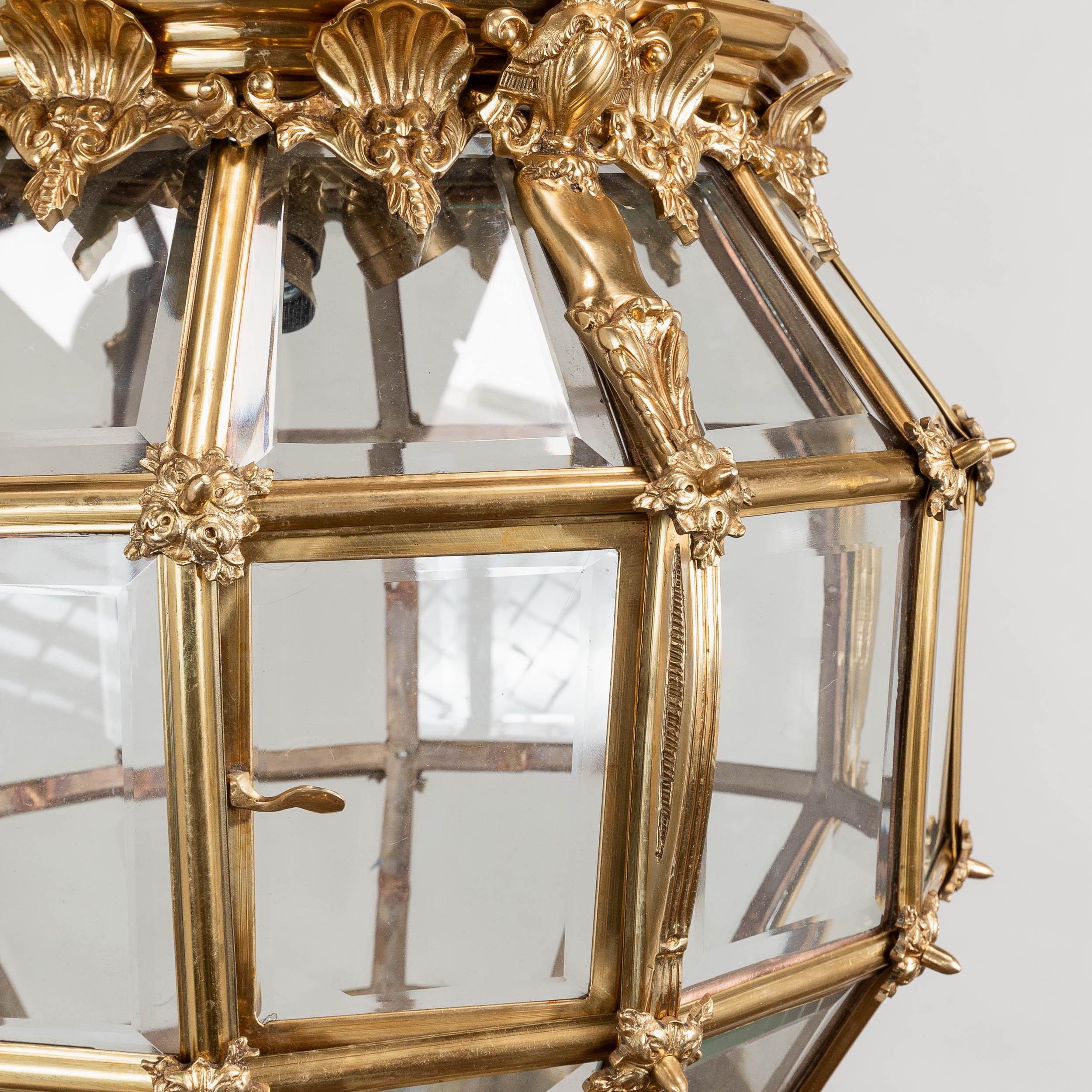 European Large Louis XIV Style ‘Versailles’ Lantern For Sale
