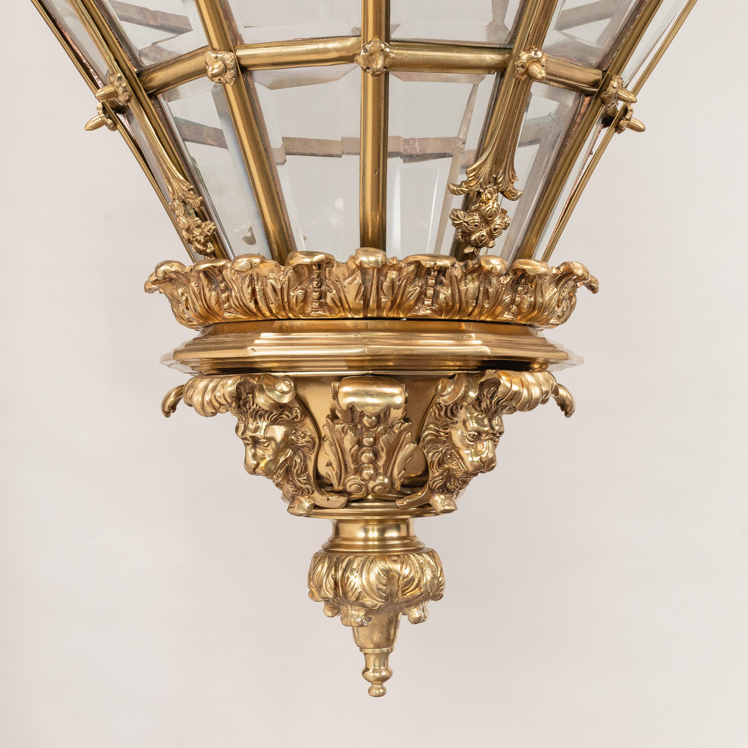 Large Louis XIV Style ‘Versailles’ Lantern For Sale 3
