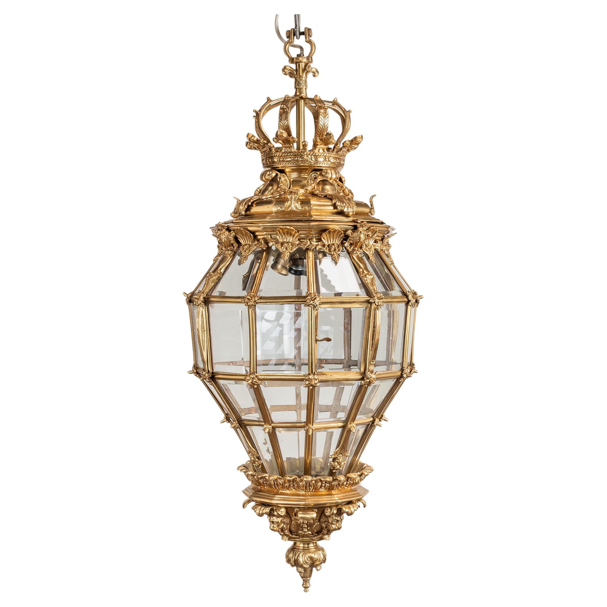 Large Louis XIV Style ‘Versailles’ Lantern For Sale