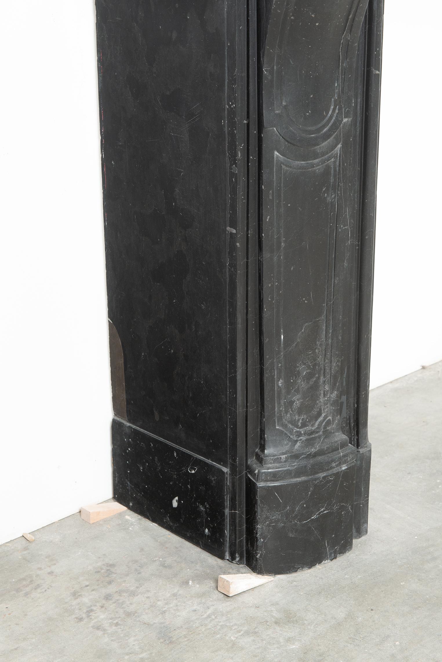 Marble Large Louis XV Fireplace Mantel For Sale