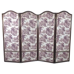 Large Louis XV Mahogany Screen