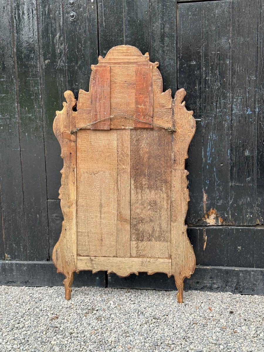 Large Louis XV Pareclosed Mirror In Carved And Gilded Wood, France 18th Century For Sale 6