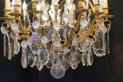 Large Louis XV-Style Chandelier, Napoleon III Period, 19th Century.