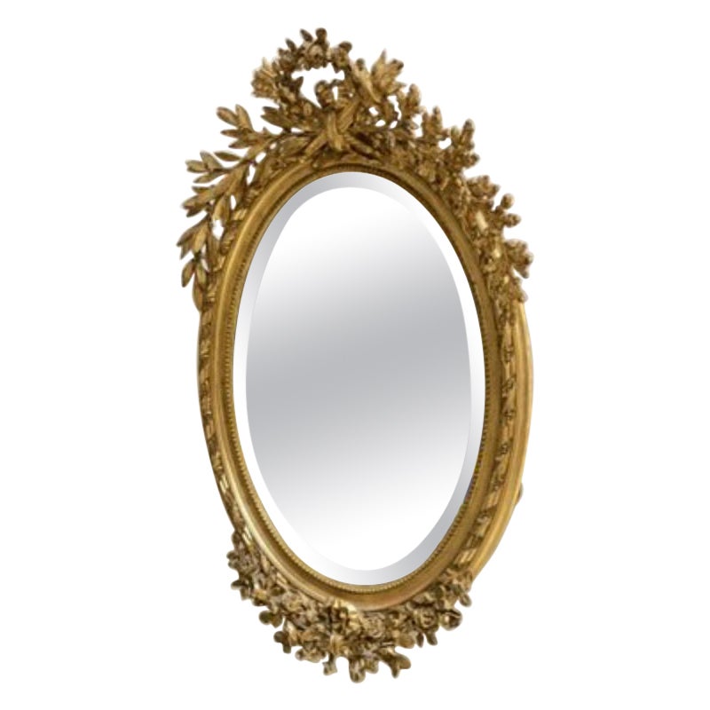 Large Louis XVI Mirror, France, 1890s
