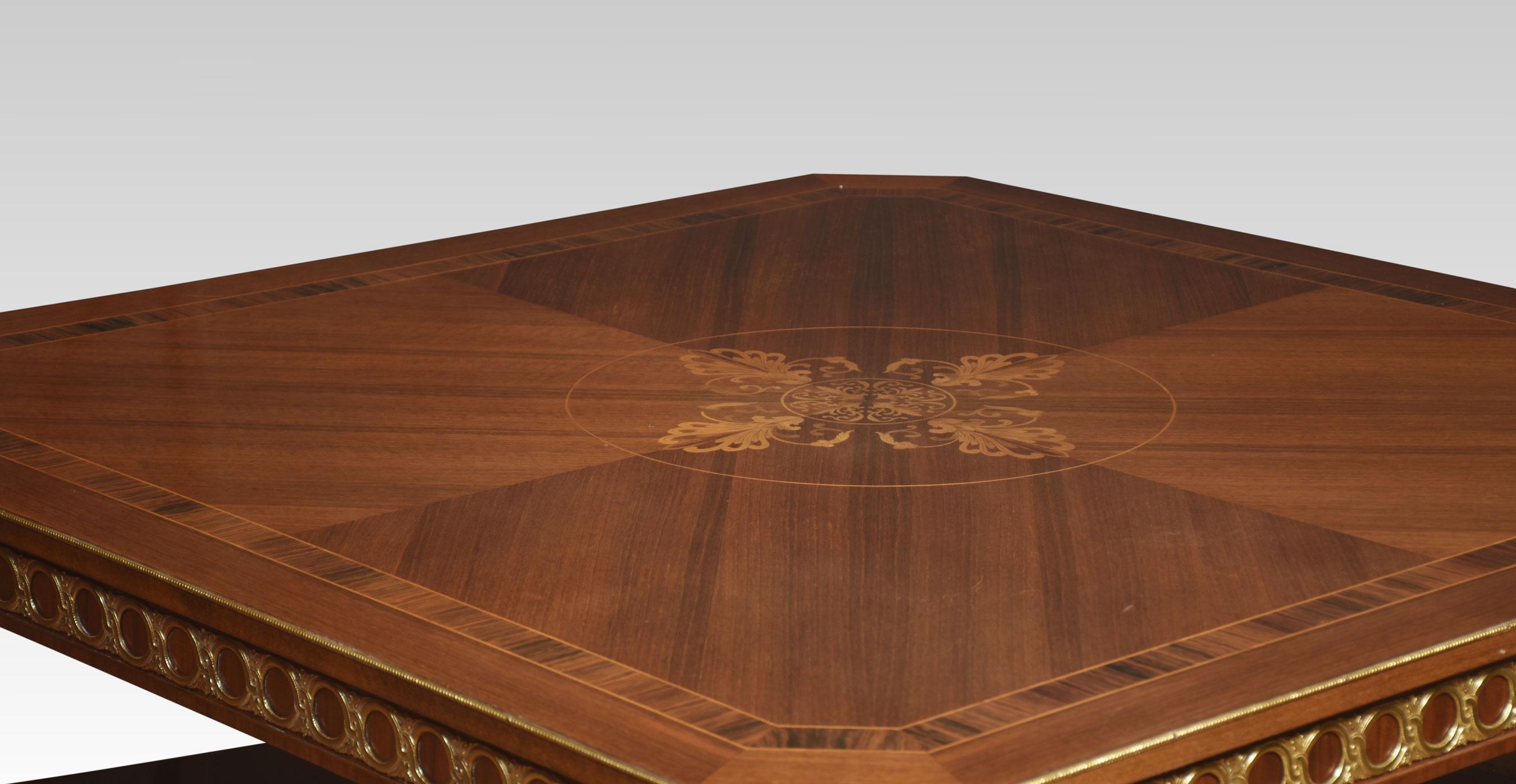French Large Louis XVI-style coffee table For Sale