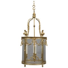 Large Louis XVI Style Four-Light Lantern