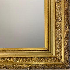 Large Louis XVI Style Giltwood Mirror