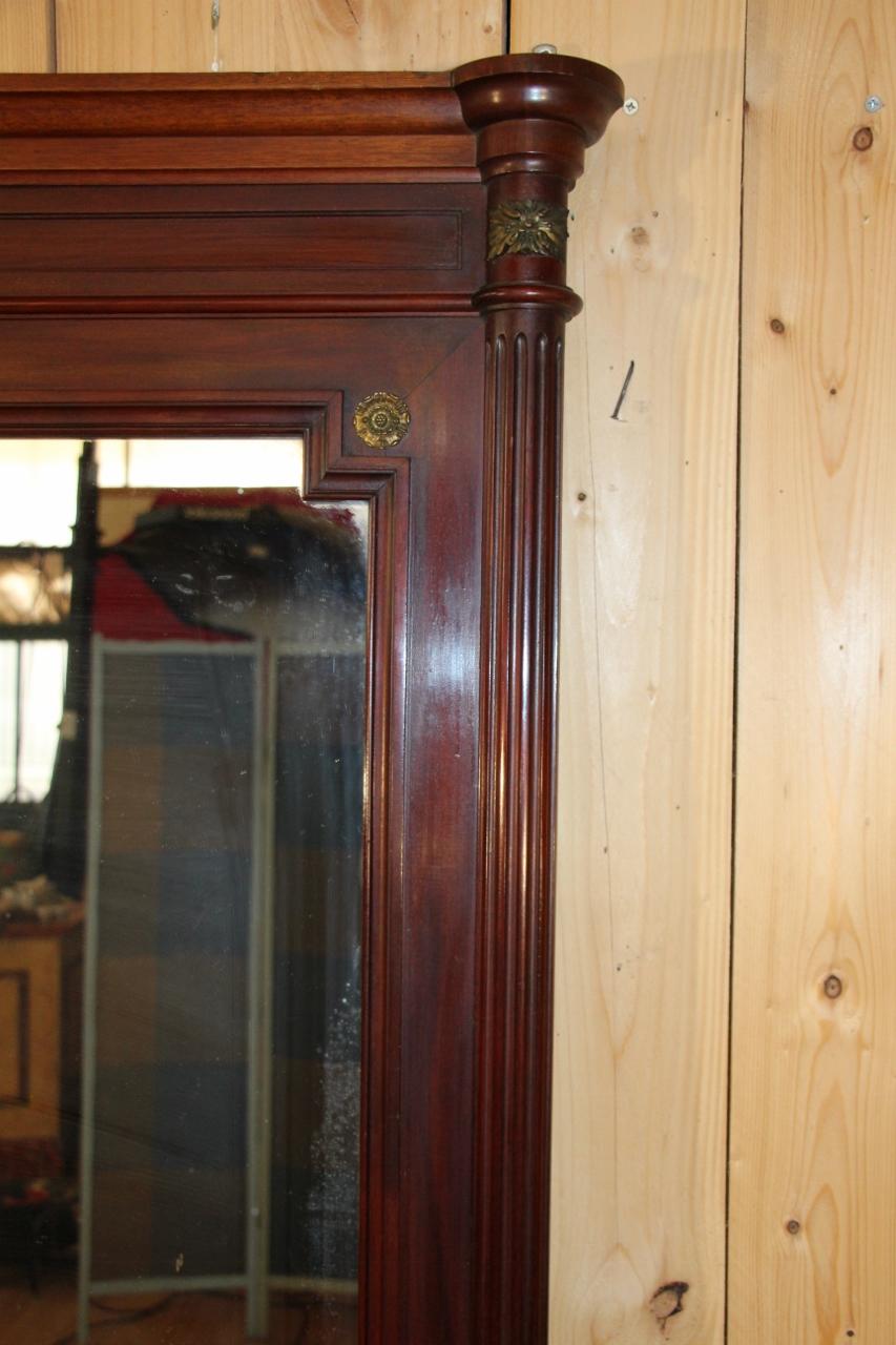 French Large Louis XVI Style Mirror For Sale