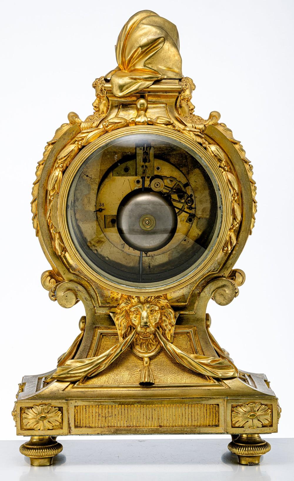 French Large Louis XVI-style pendulum clock Paris, late 19th century For Sale