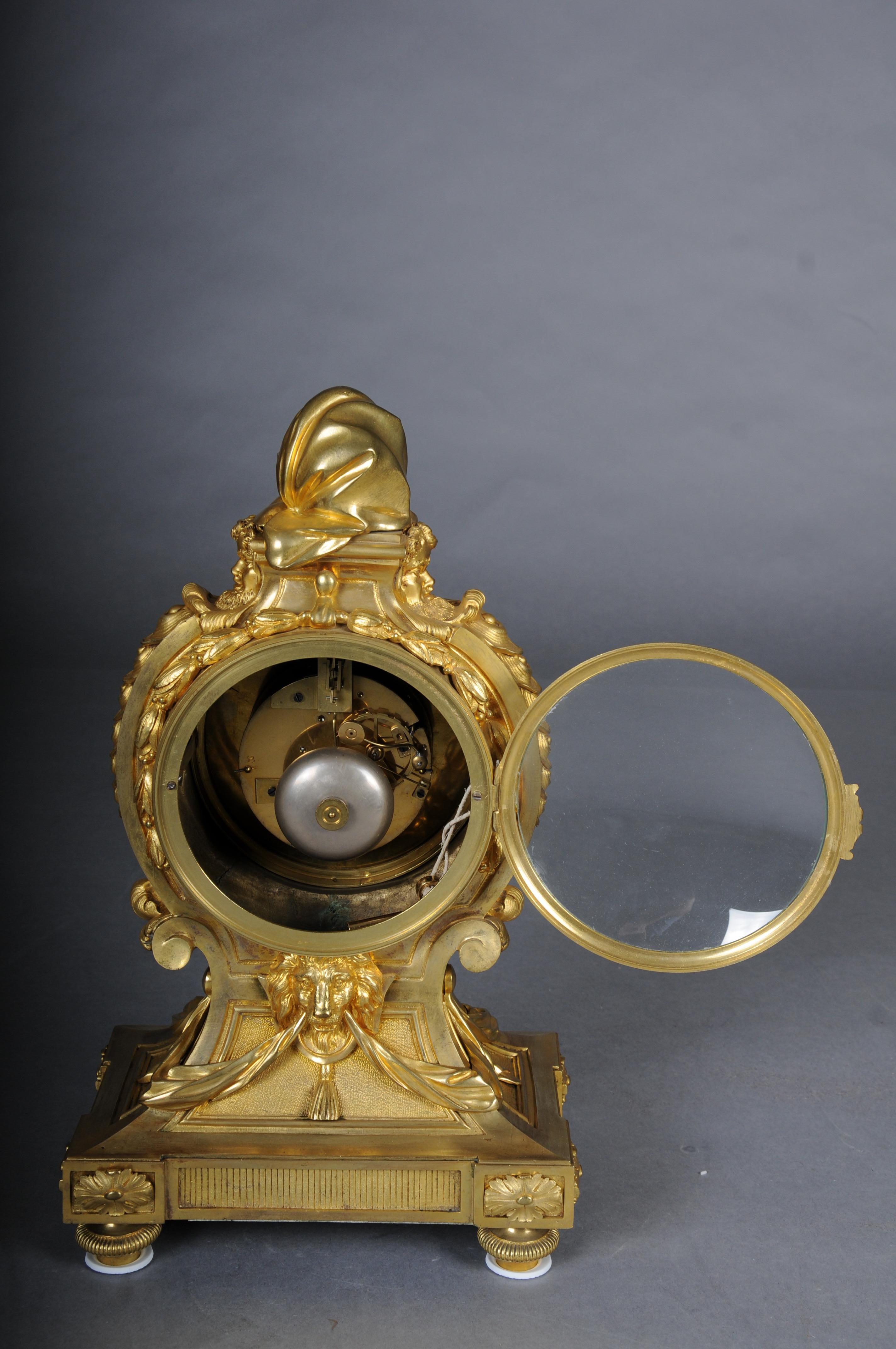 Large Louis XVI-style pendulum clock Paris, late 19th century For Sale 1