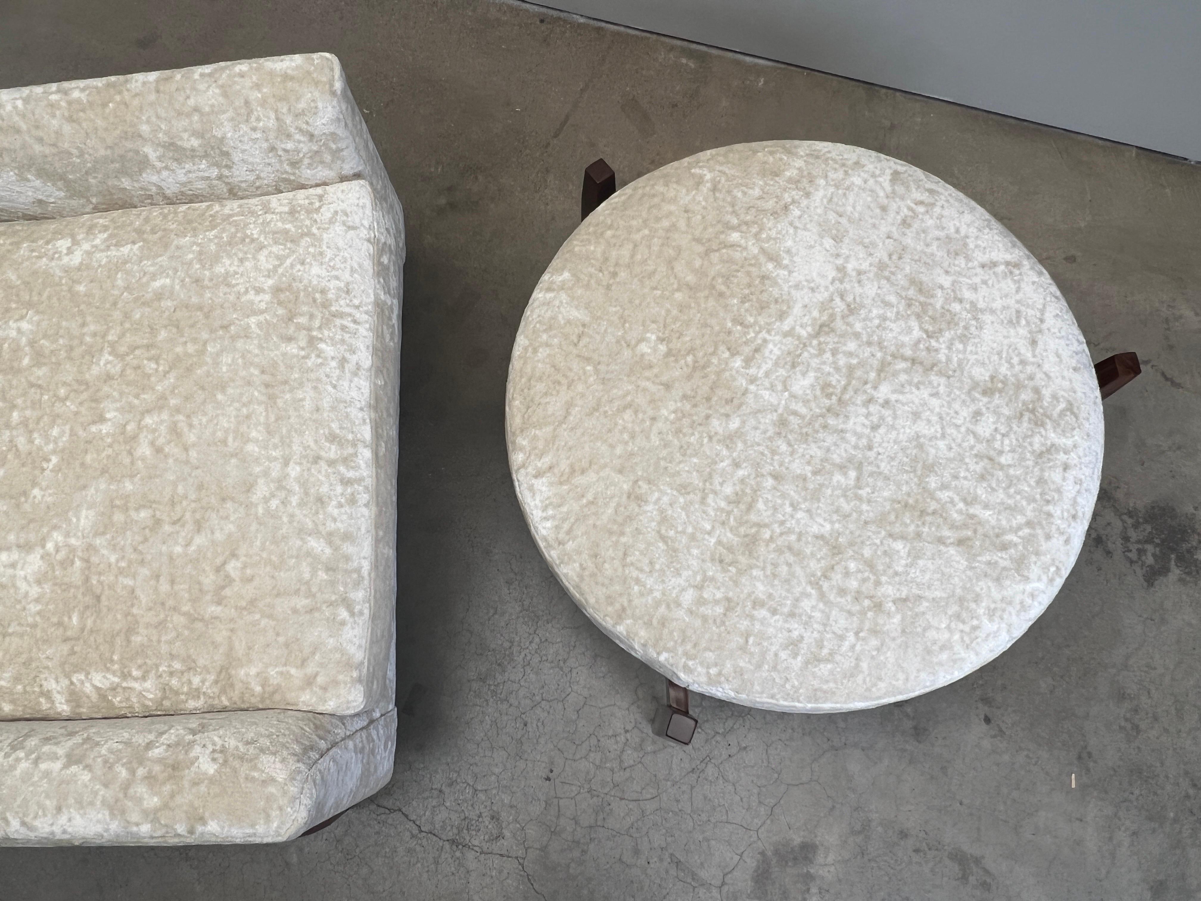 Large Lounge Chair and Ottoman by Jens Risom 5