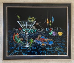 Large "Lounge Lizard" Signed Limited Edition Giclee by Michael Godard