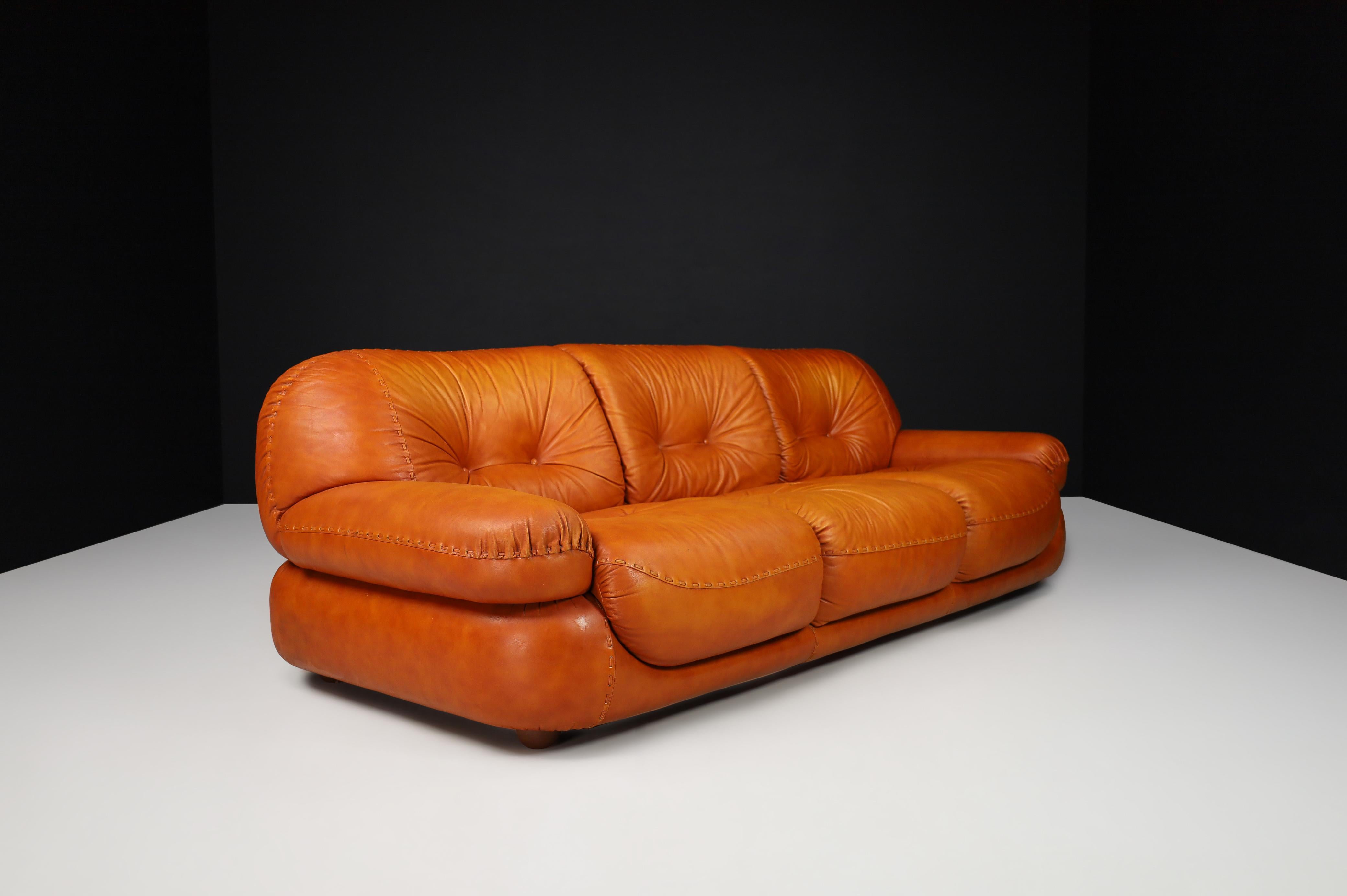 fluffy leather couch