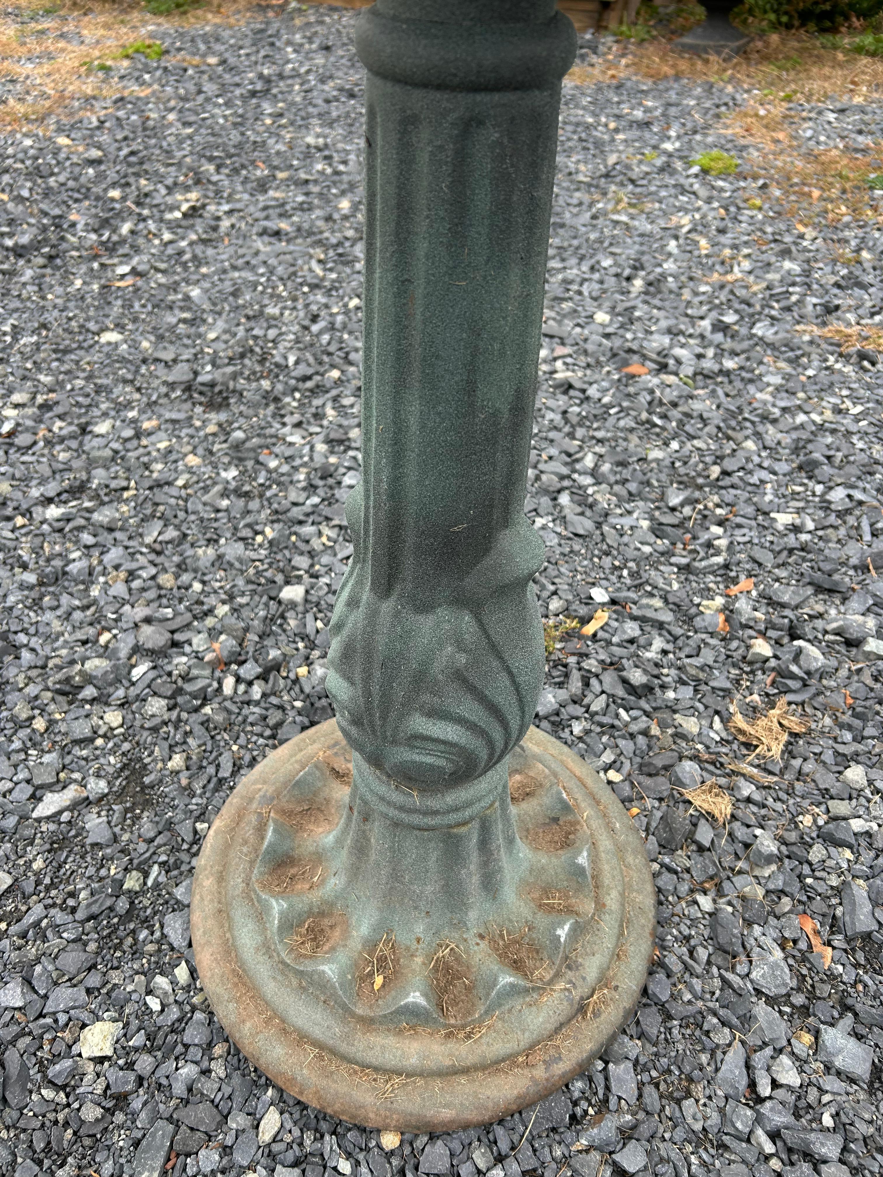 Americano Scultura per uccelli da esterno in ferro e alluminio di grandi dimensioni in vendita