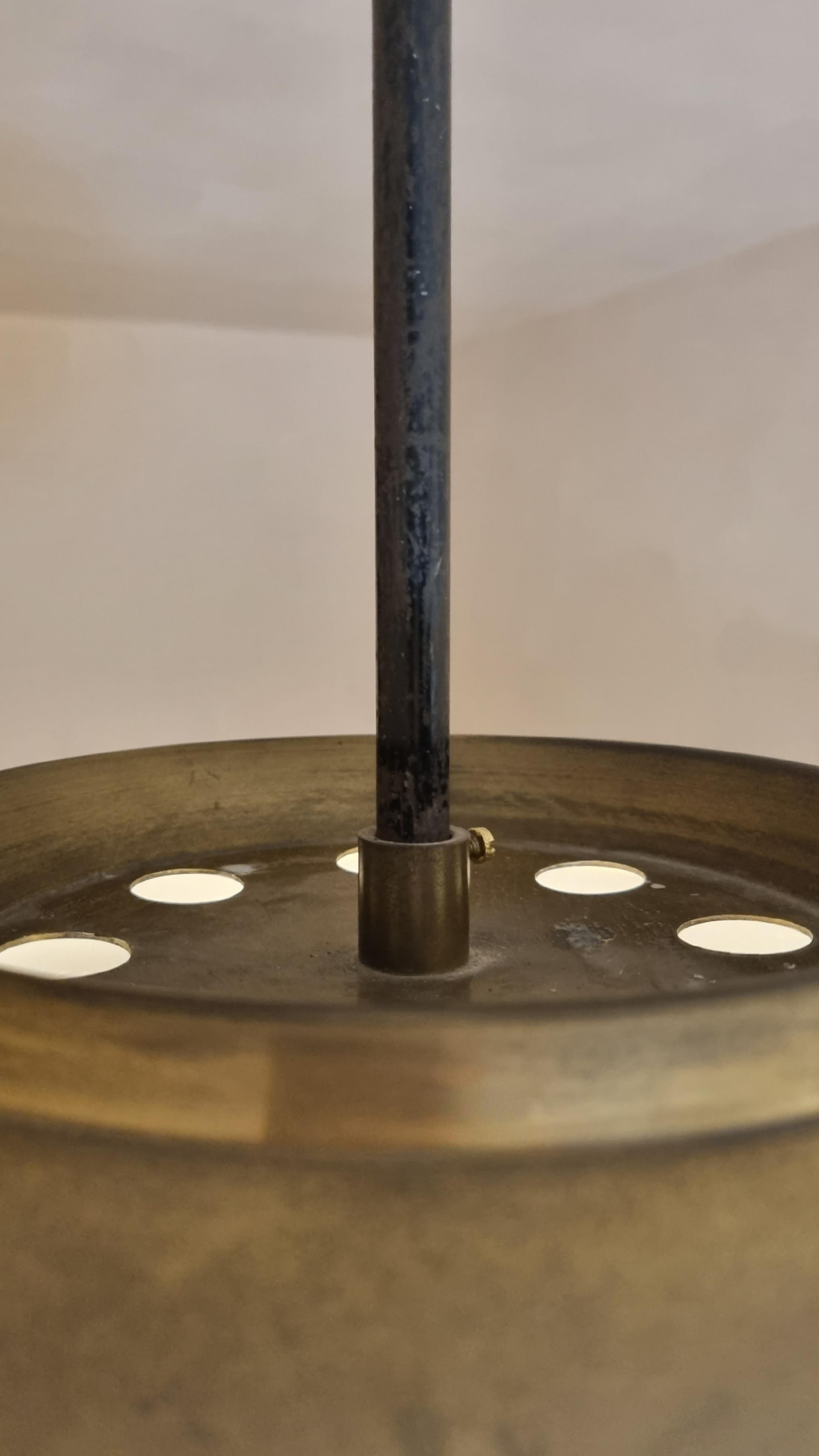 Italian Large LS2 ceiling lamp designed by Luigi Caccia Dominioni for Azucena 1952 in vendita