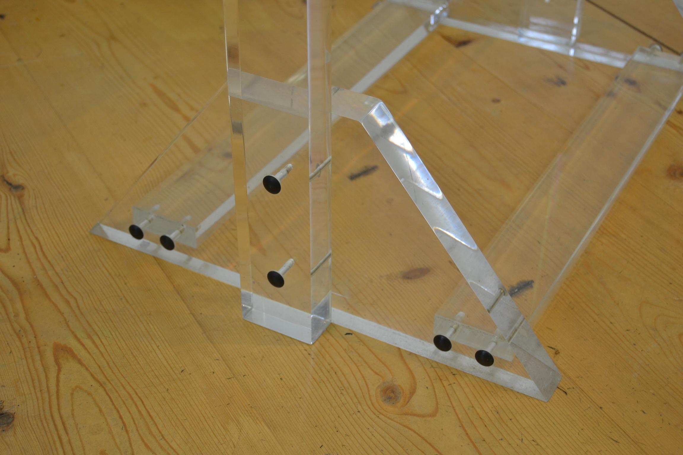 20th Century Large Lucite Art Easel