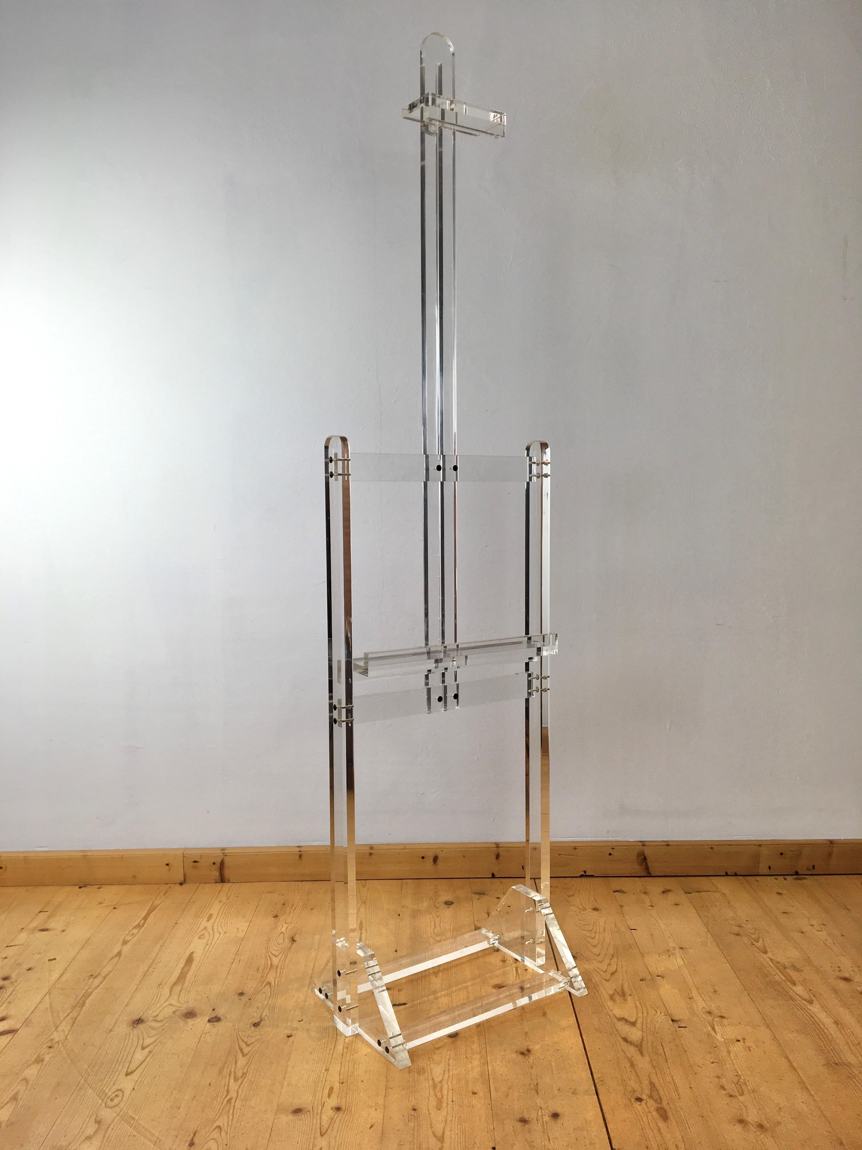 Large Lucite Art Easel 1