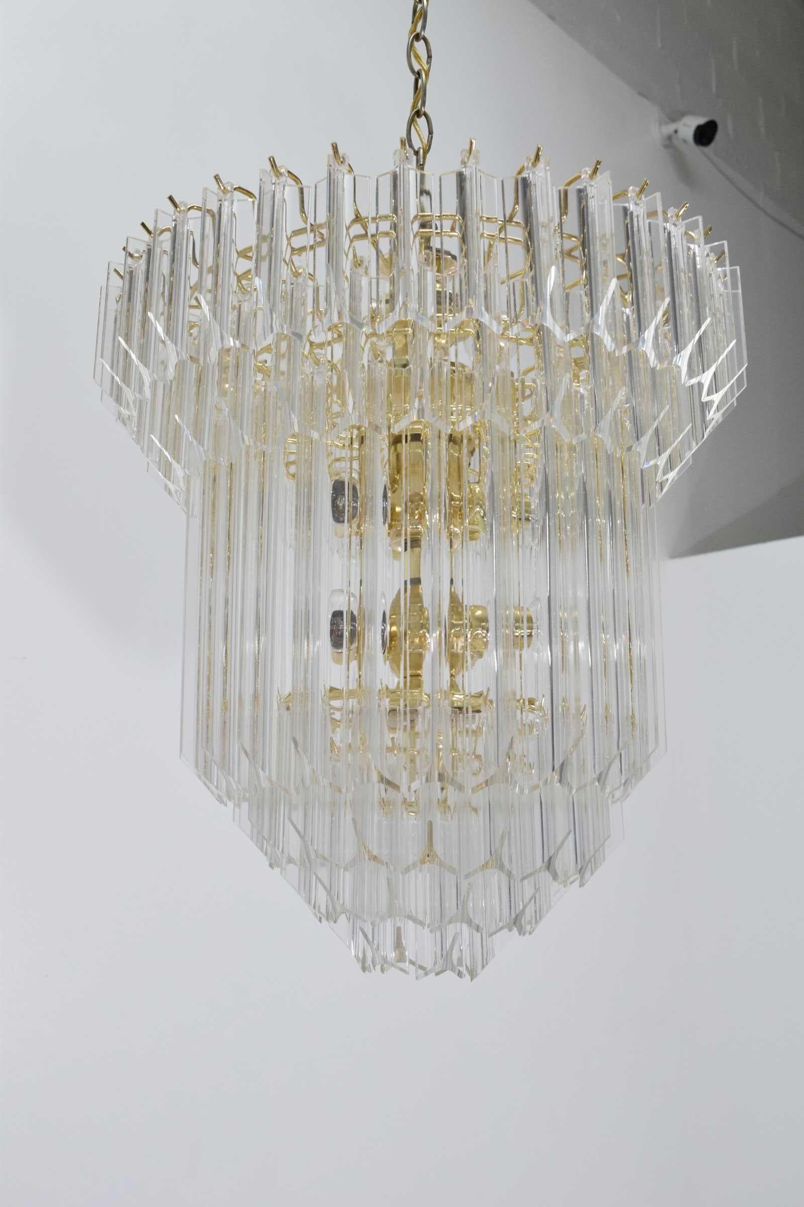 tiered tapers chandelier