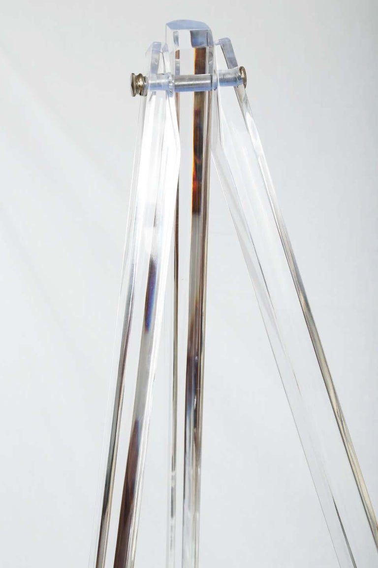 Large Lucite Easel For Sale at 1stDibs