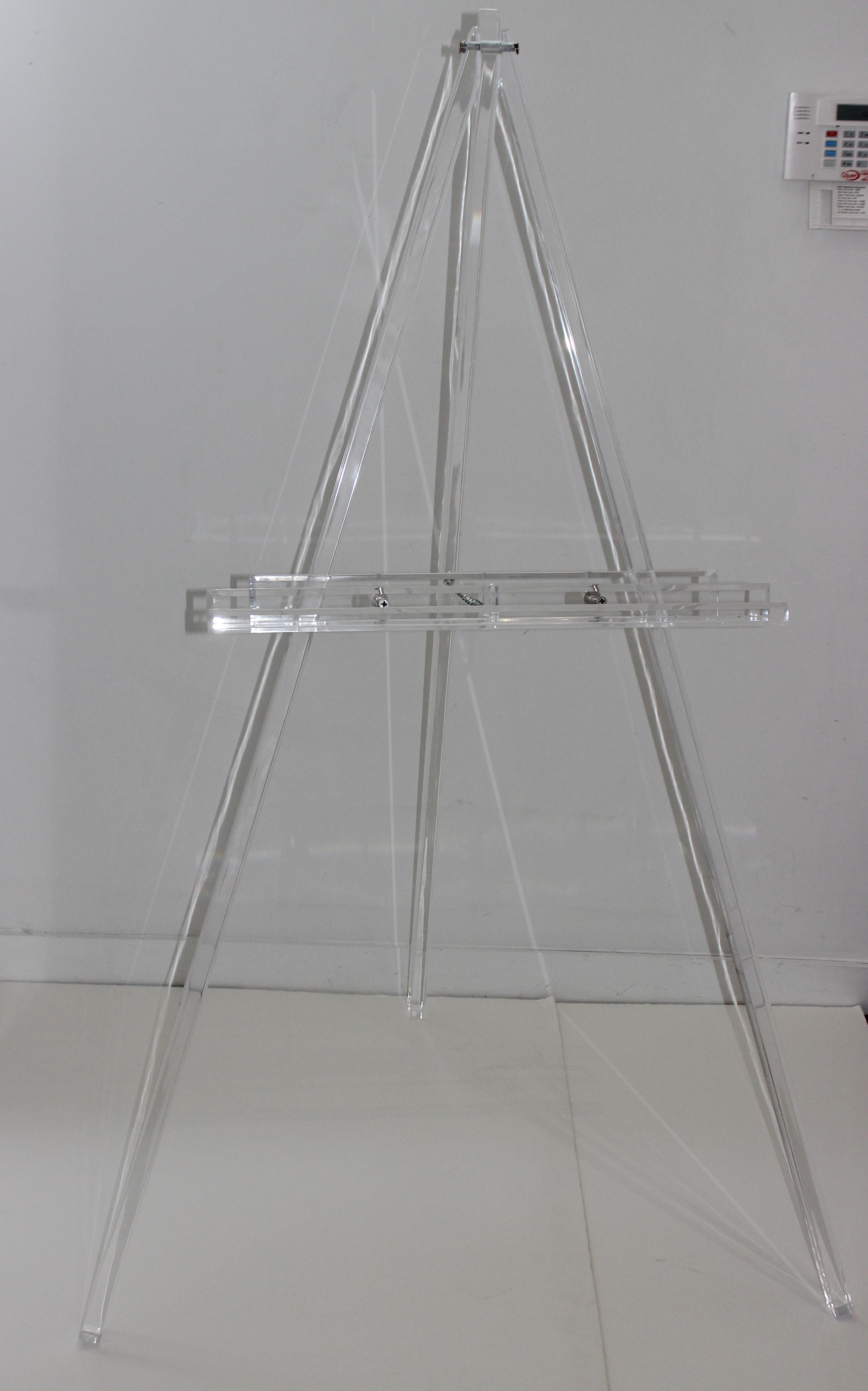 Large Lucite Easel 1