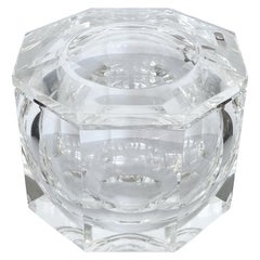 Large Lucite Ice Bucket by Alessando Albrizzi